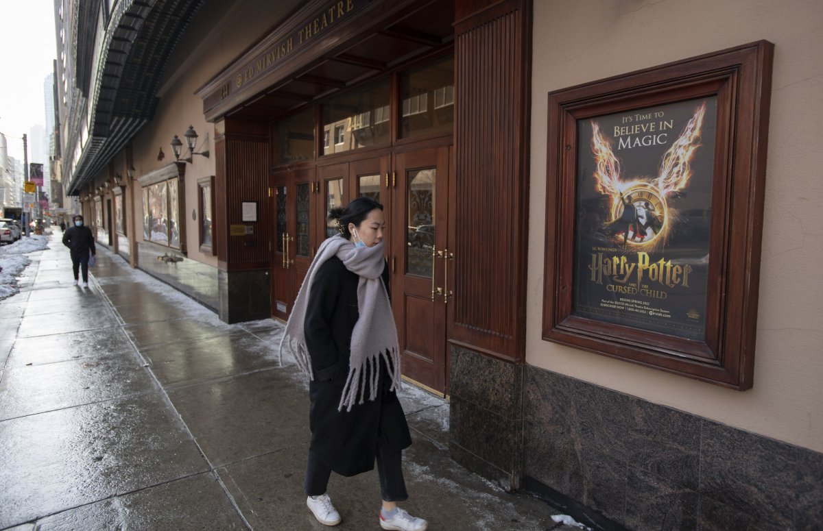 Exteriors of CAA Ed Mirvish Theatre, are photographed  on Feb 7, 2022. Fred Lum/The Globe and Mail. The seating and space will be reduced in preparation for the May 2022 opening of Harry Potter and the Cursed Child.
