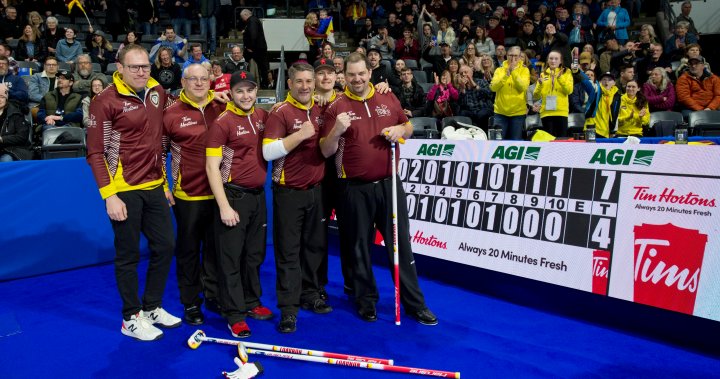 Strathroy, Ont.-born Jake Higgs leads Team Nunavut to first-ever Brier win