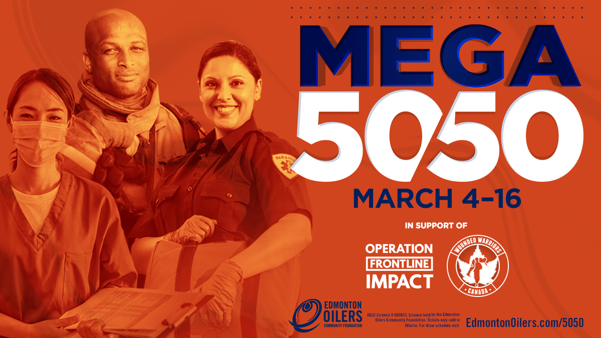 Edmonton Oilers Mega 50-50 supports first responders