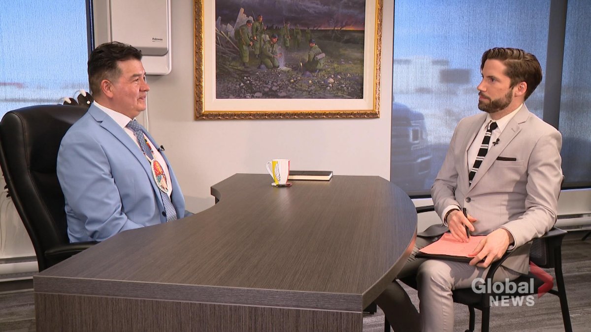 FSIN chief Bobby Cameron (left) and Global News reporter Nathaniel Dove (right) spoke about the Saskatchewan First Act on the latest episode of Focus Saskatchewan.