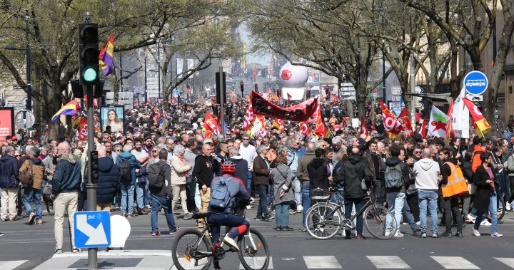 French police brace for violence as new pension protests erupt