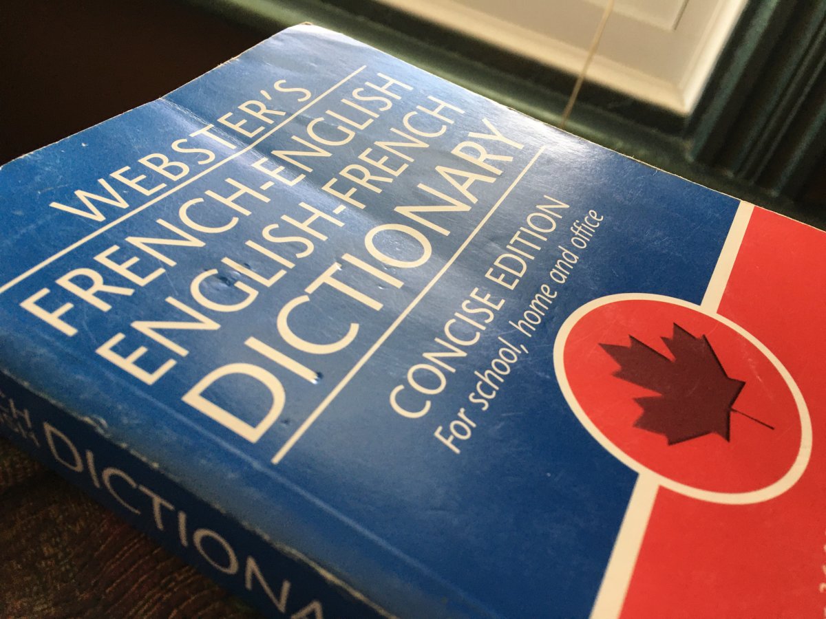 A French-English dictionary is seen in this file photo.