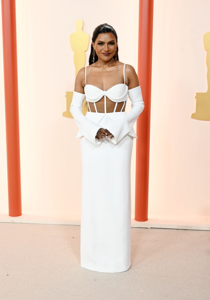 Mindy Kaling at the 95th Annual Academy Awards held at Ovation Hollywood on March 12, 2023 in Los Angeles, California.