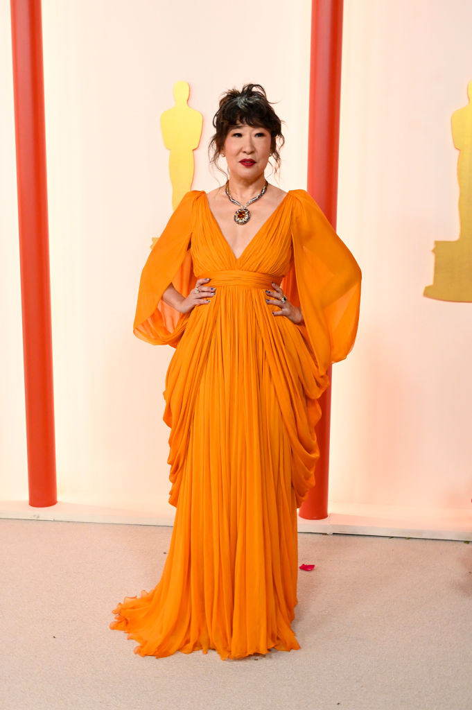 Sandra Oh at the 95th Annual Academy Awards held at Ovation Hollywood on March 12, 2023 in Los Angeles, California.