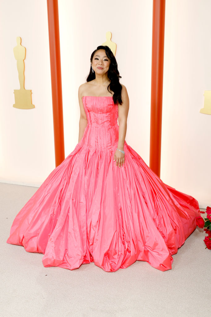 Stephanie Hsu attends the 95th Annual Academy Awards on March 12, 2023 in Hollywood, California