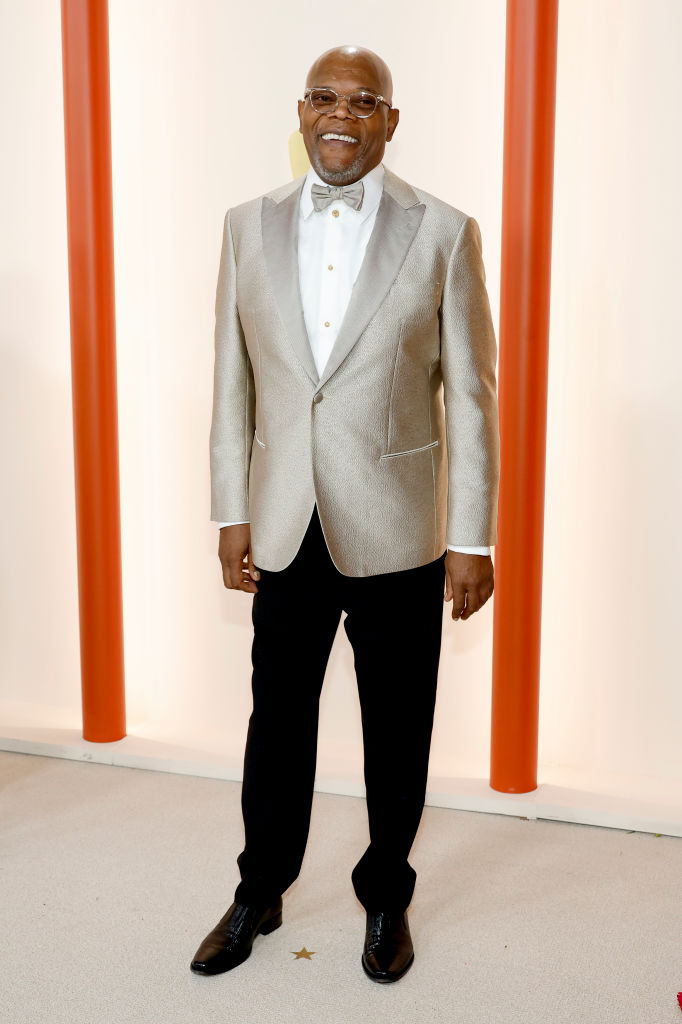 Samuel L. Jackson attends the 95th Annual Academy Awards on March 12, 2023 in Hollywood, California.