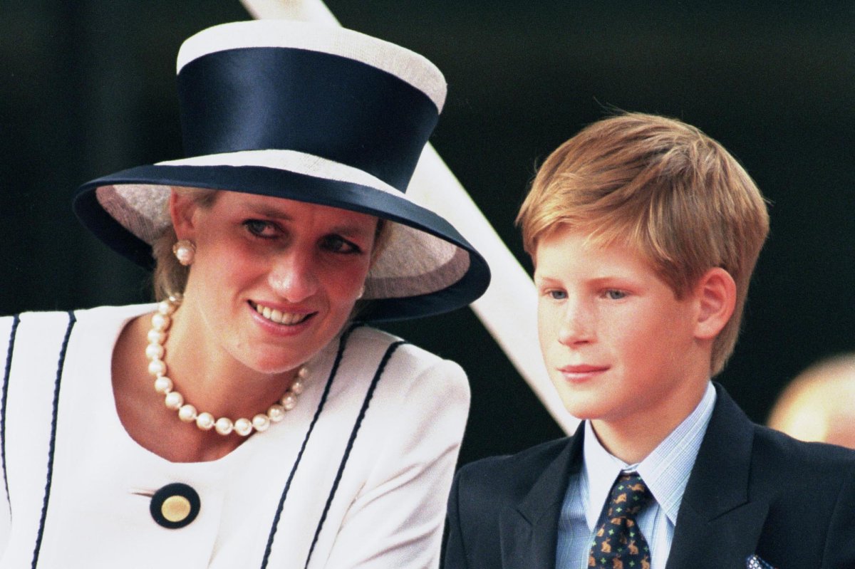 Princess Diana and Price Harry