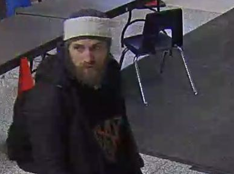Guelph police want to speak to this individual, who they say was seen at two different schools.