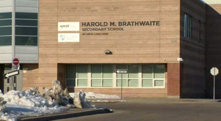 Harold M. Brathwaite Secondary School in Brampton.