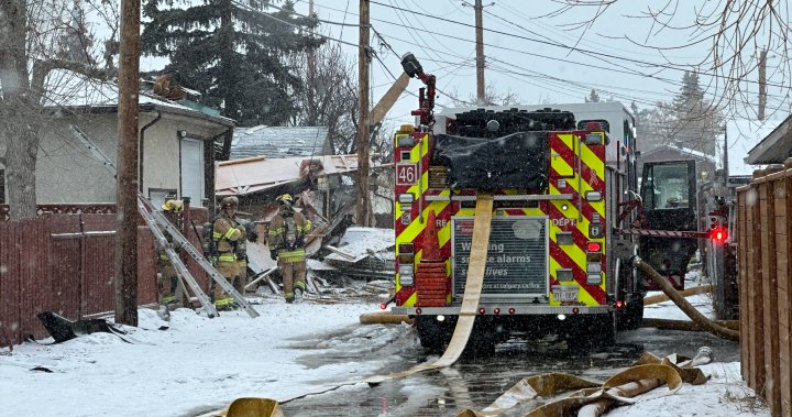 Emergency crews attend Calgary house fire, apparent explosion – Calgary | Globalnews.ca
