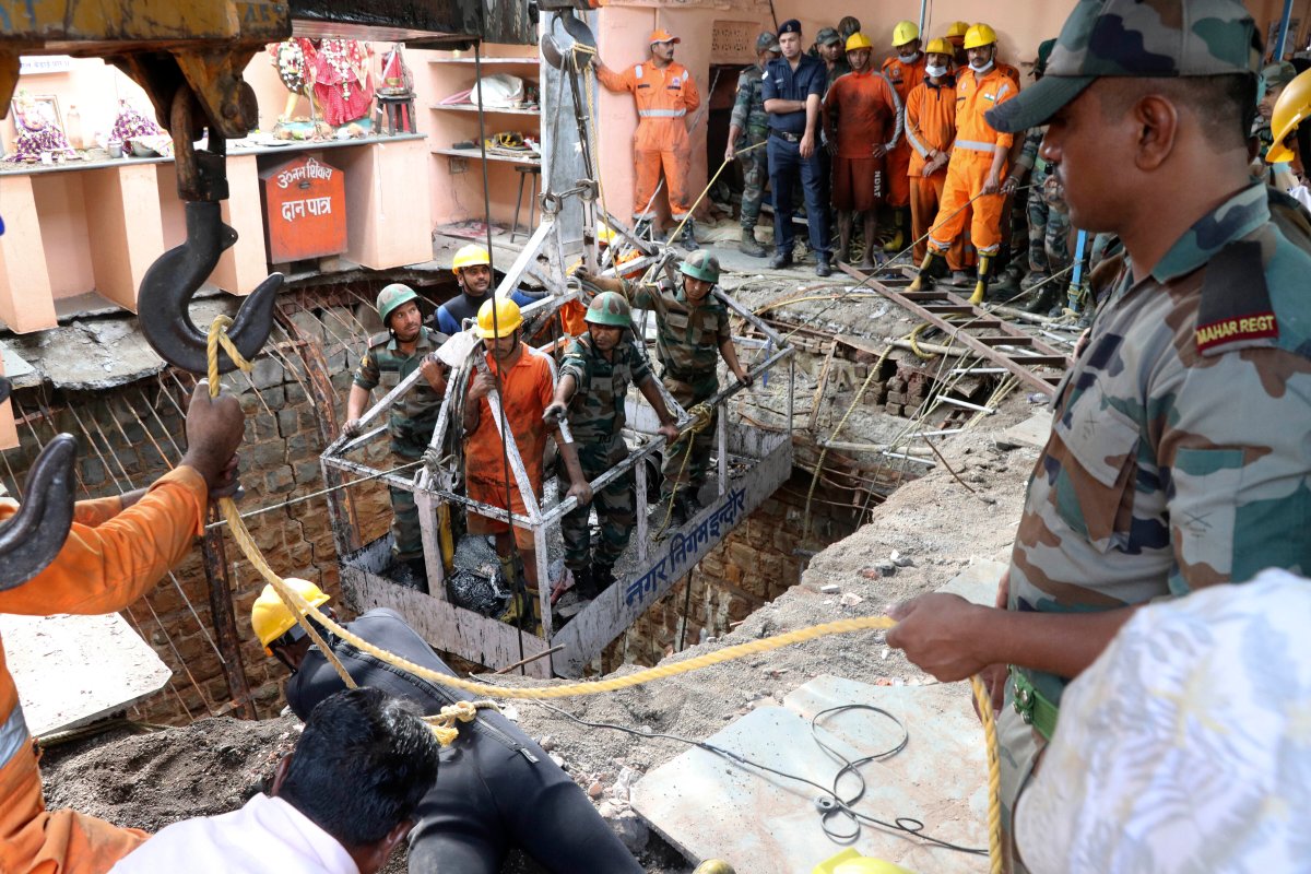 India Temple Collapse