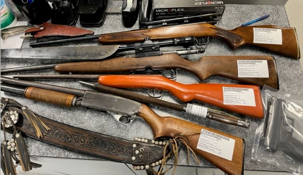 A 15-year-old boy is facing several charges after Portage La Prairie RCMP say they seized multiple firearms, ammunition, and knives from a residence. .