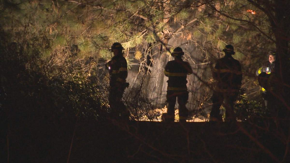 The Kelowna Fire Department quickly extinguished a grass and brush fire in the downtown core on Friday evening.
