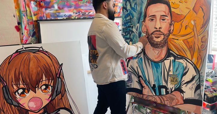 Edmonton artist catches eye of Marvel superhero Simu Liu