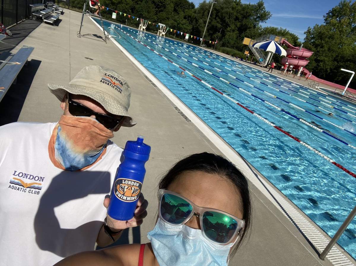 Three-time Olympic medallist Maggie Mac Neil says she used the Thames Pool to train during the height of the COVID-19 pandemic in 2020.