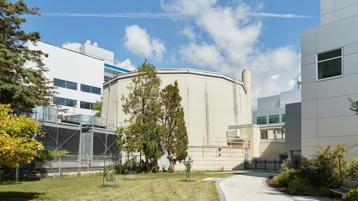 A 2018 photo of the McMaster Nuclear Reactor (MNR).