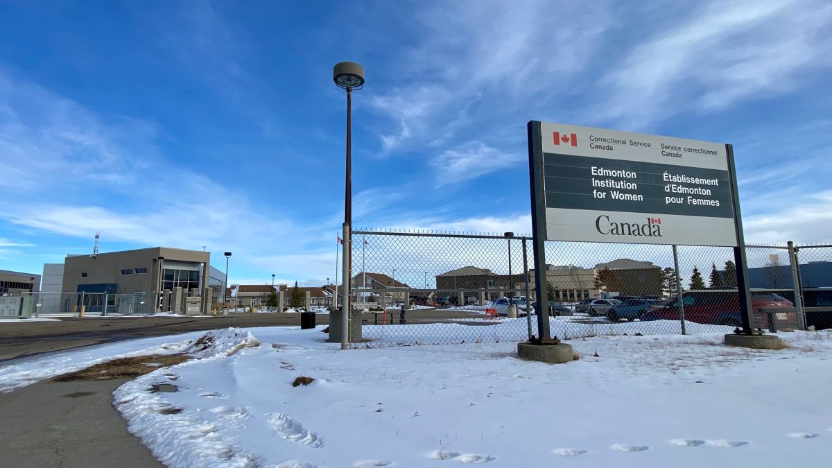 Edmonton Institution for Women, a federal correctional facility, on Friday, March 3, 2023.