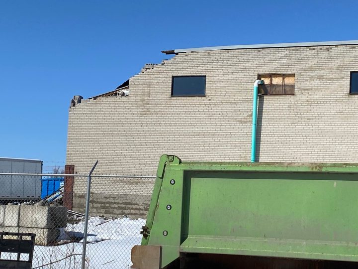 Toronto fire and police are on the scene of a partial building collapse in Toronto reported on Saturday, March 4, 2023.