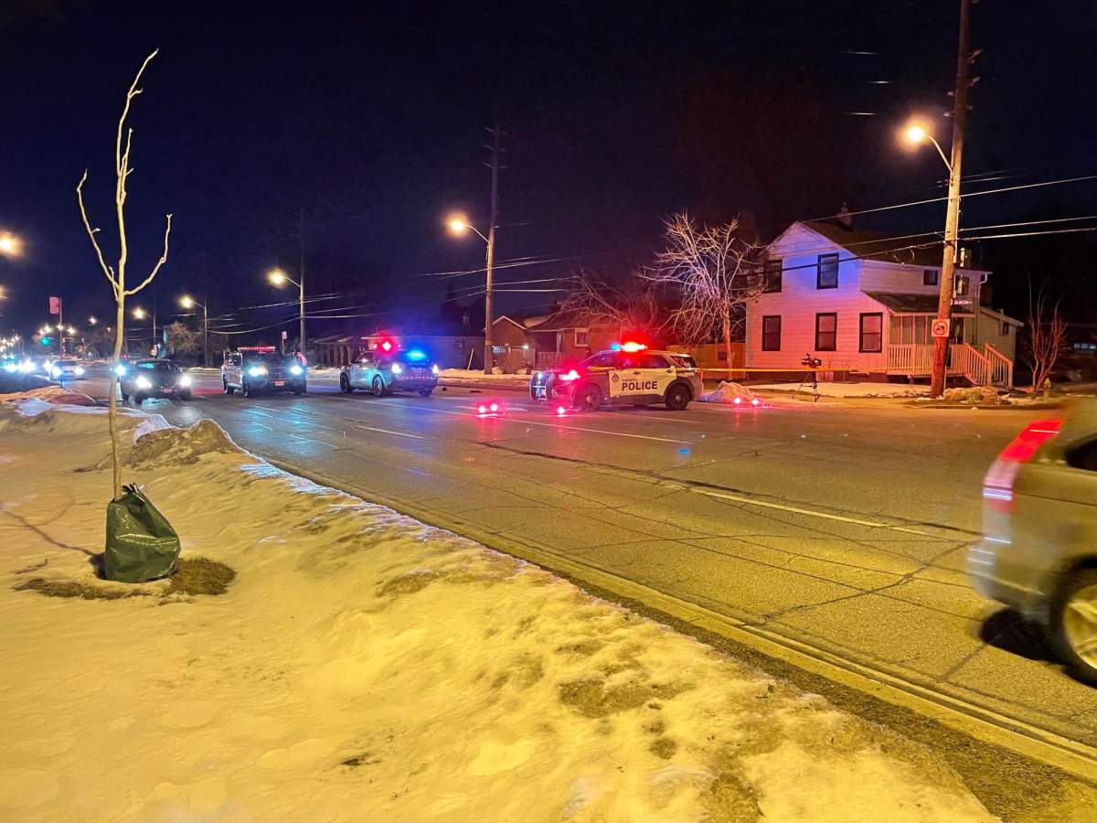 A photo from the scene on March 14, 2023.