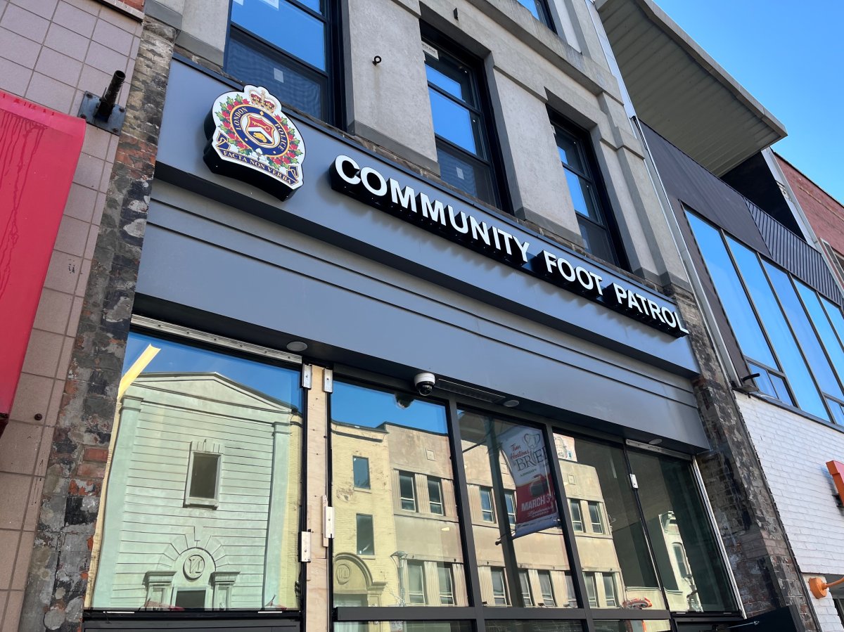 The new Community Foot Patrol office at 183 Dundas St.