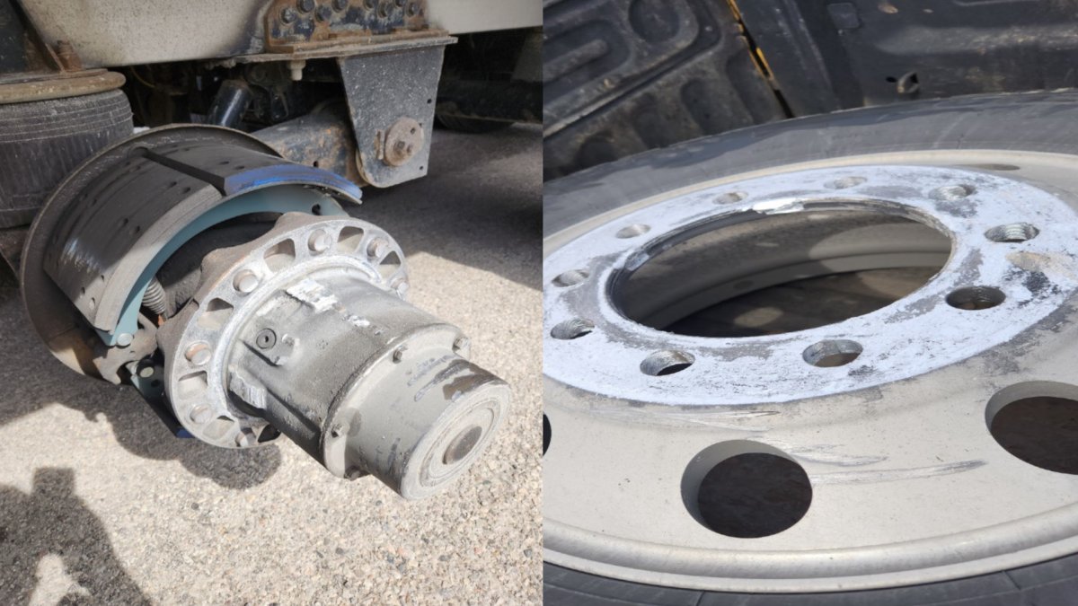 OPP have charged a Woodstock, Ont. business and a driver following a wheel off incident on Highway 403 Mar. 24, 2023.
