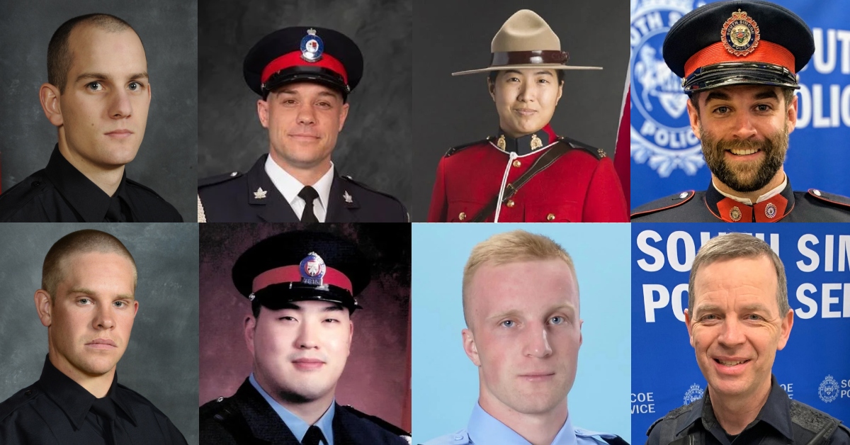 8 Police Officers Killed On The Job Across Canada In The Past 6 Months   Police Deaths Sept 20220 Updated 