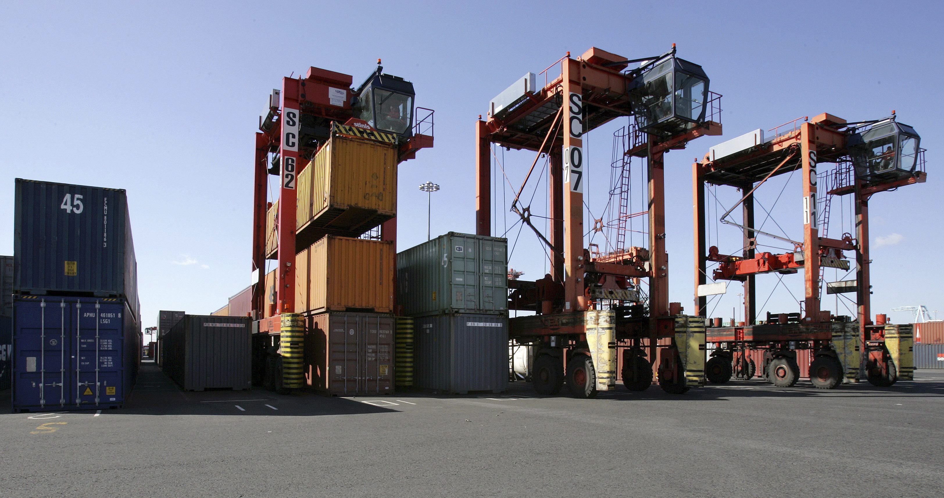 Port of Newark, seen in this Feb. 24, 2006 file photo(AP Photo/Mel Evans, File)