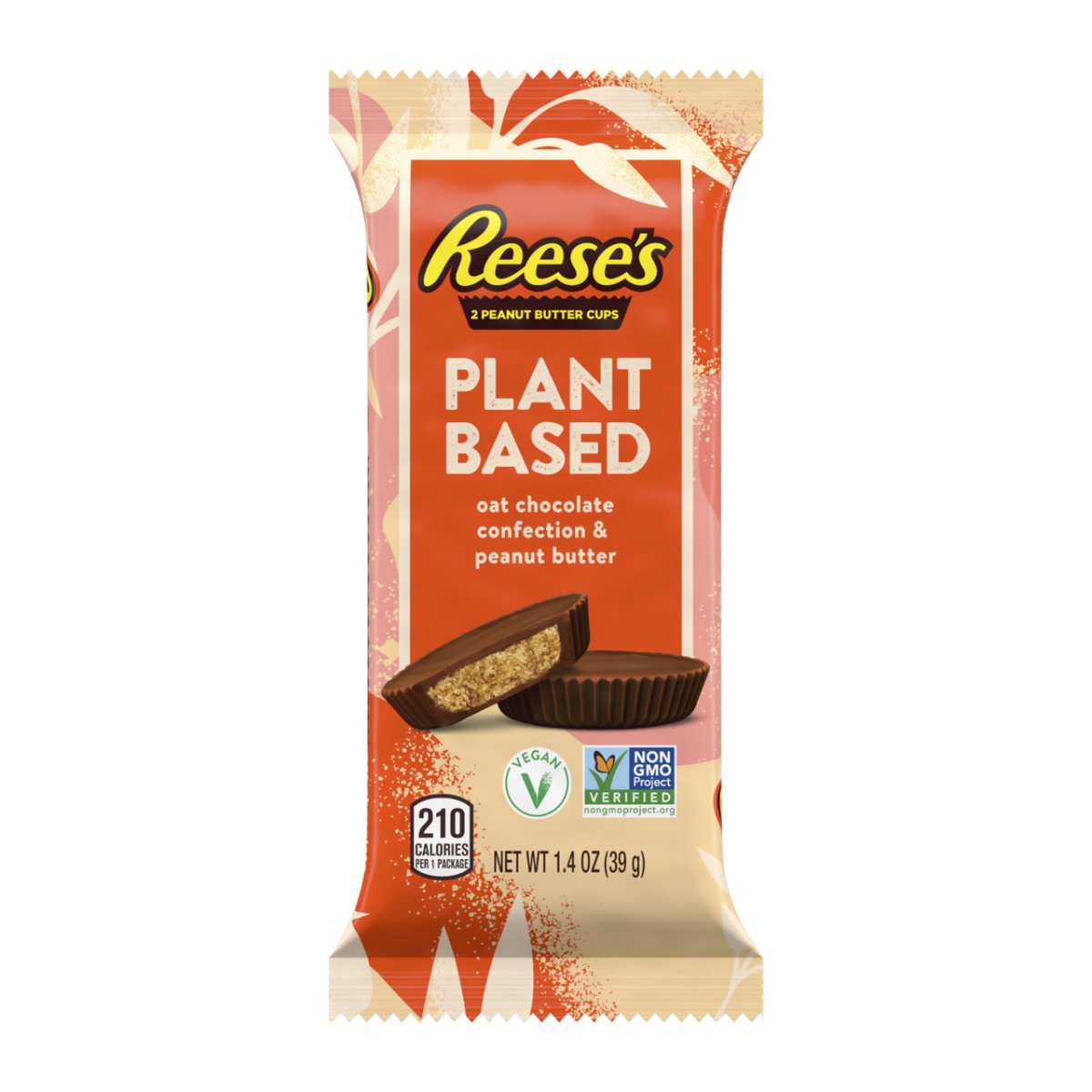 The new candy bar is made with oats instead of milk, Hershey said.