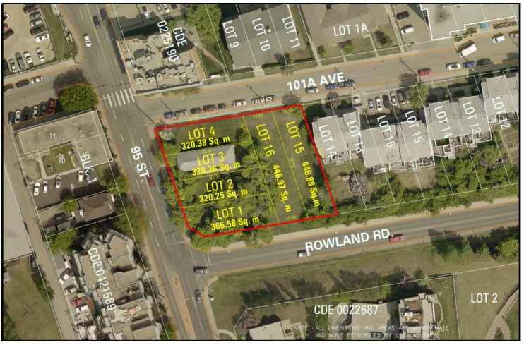 The City of Edmonton will sell this parcel of land to an affordable housing developer.
