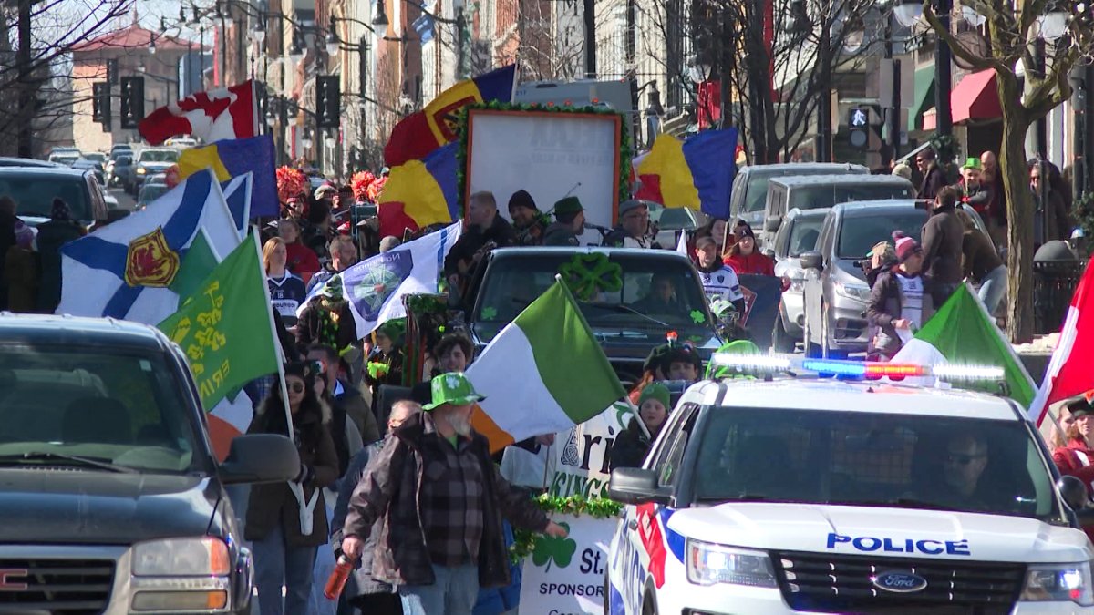Kingston's Irish folk group hosted its annual St. Patrick's Day parade.