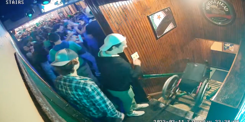 Carson Briere charged with shoving woman's wheelchair down stairs