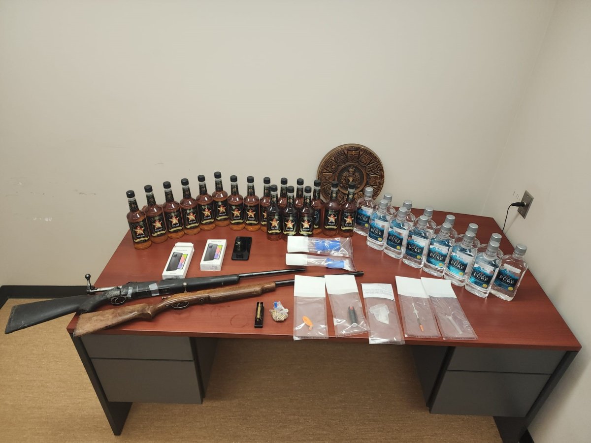 Items seized by Manitoba RCMP.