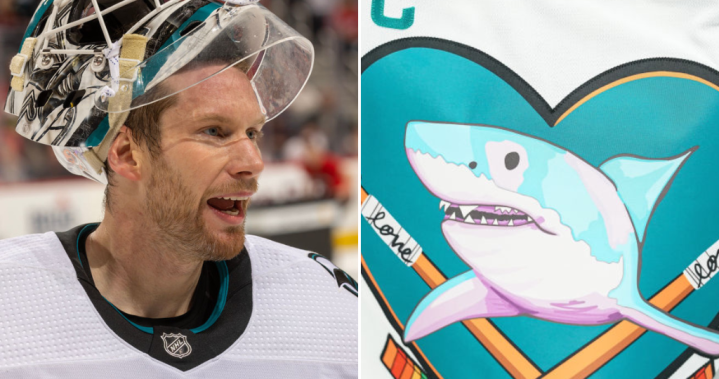19 San Jose Sharks players wear Pride warmup jersey, 1 does not