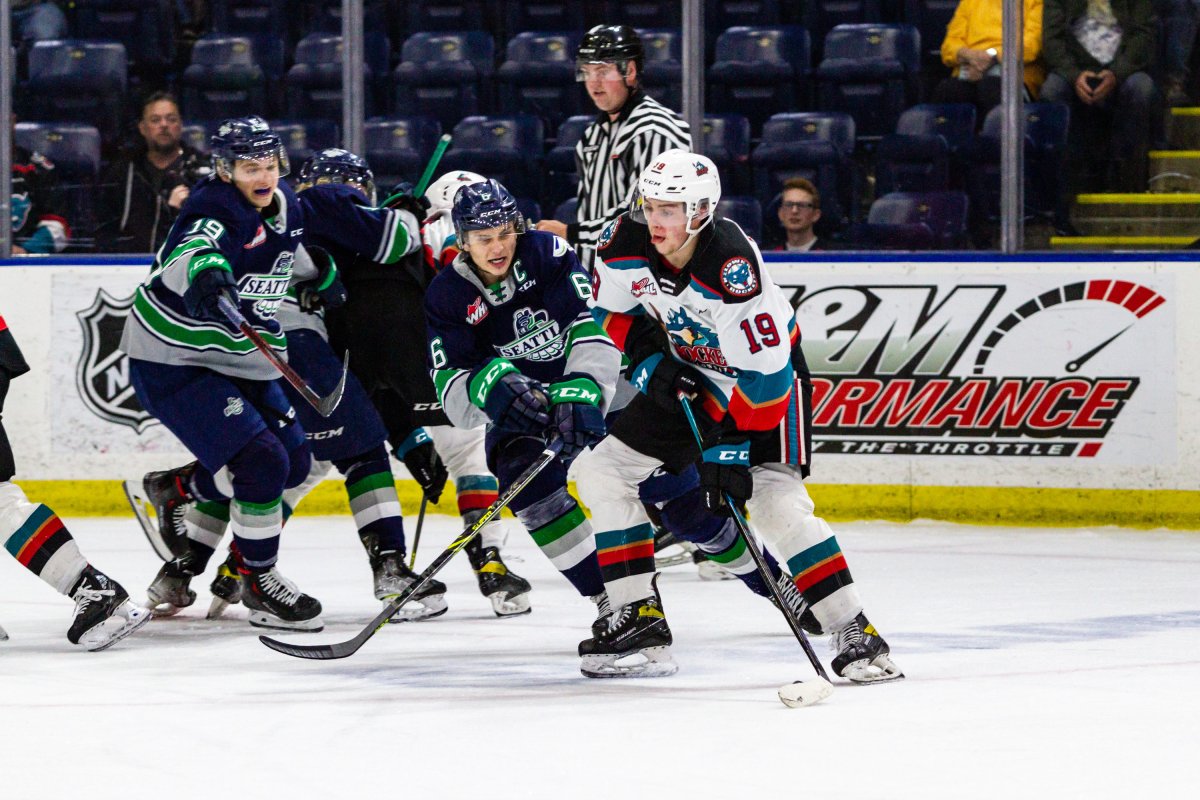 For a second year in a row, Kelowna will play Seattle in the first round of the WHL playoffs.