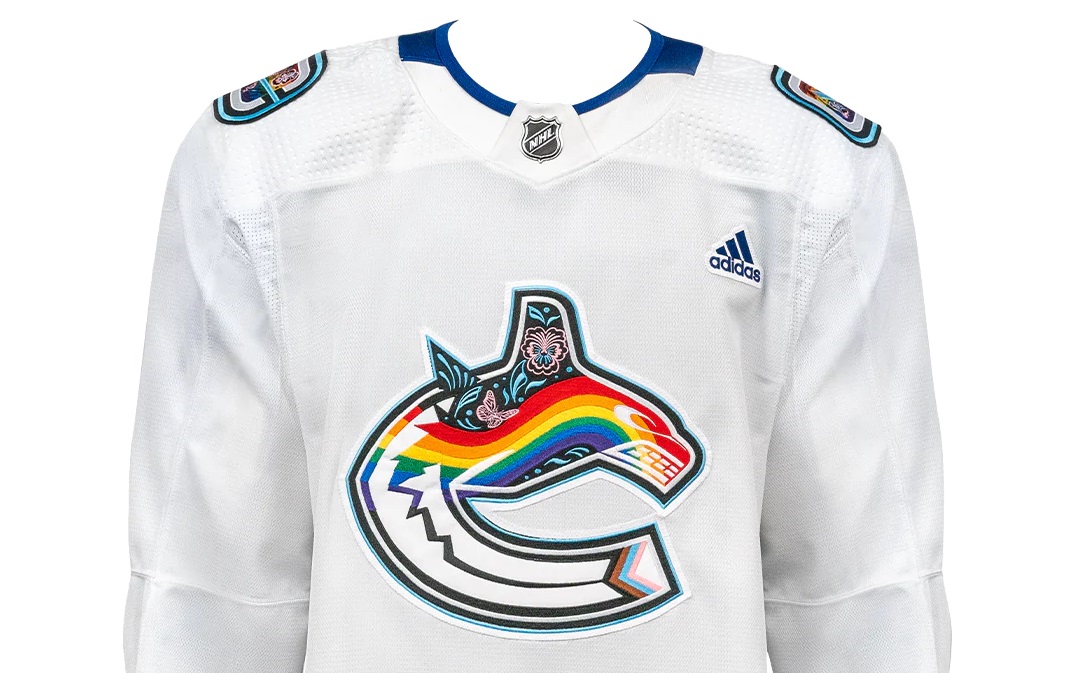 Canucks unveil 2023 Pride jersey players will wear tomorrow