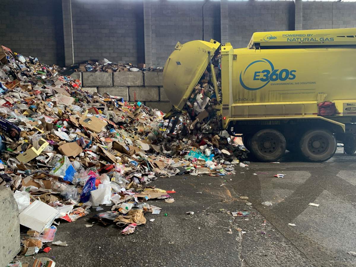 File photo. Cascades recycling plant in Kelowna continues to see large amounts of contaminants among recyclable items.