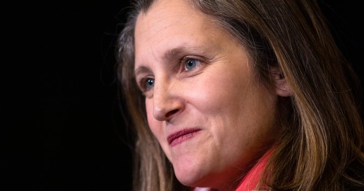 ‘Targeted’ inflation relief for vulnerable Canadians coming in 2023 budget: Freeland