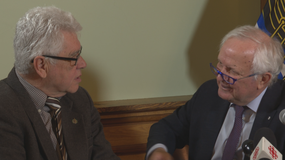 Commissioners Roger Clinch and Camille Theriault delivered their final report on the electoral boundaries, which including splitting Fredericton-South down the middle.