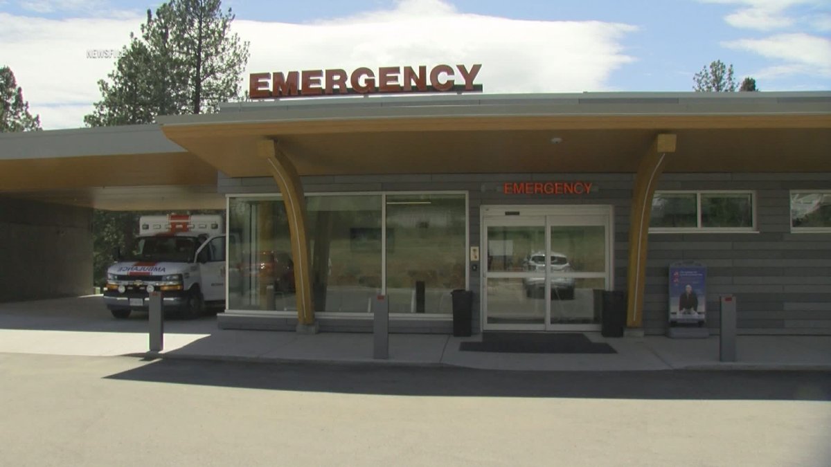 Merritt's emergency department in the Nicola Valley Hospital.