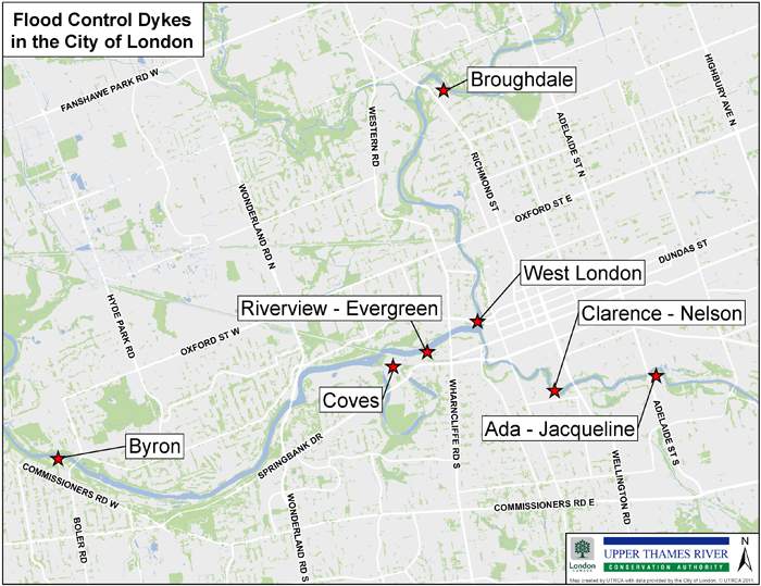 London, Ont., dyke system.