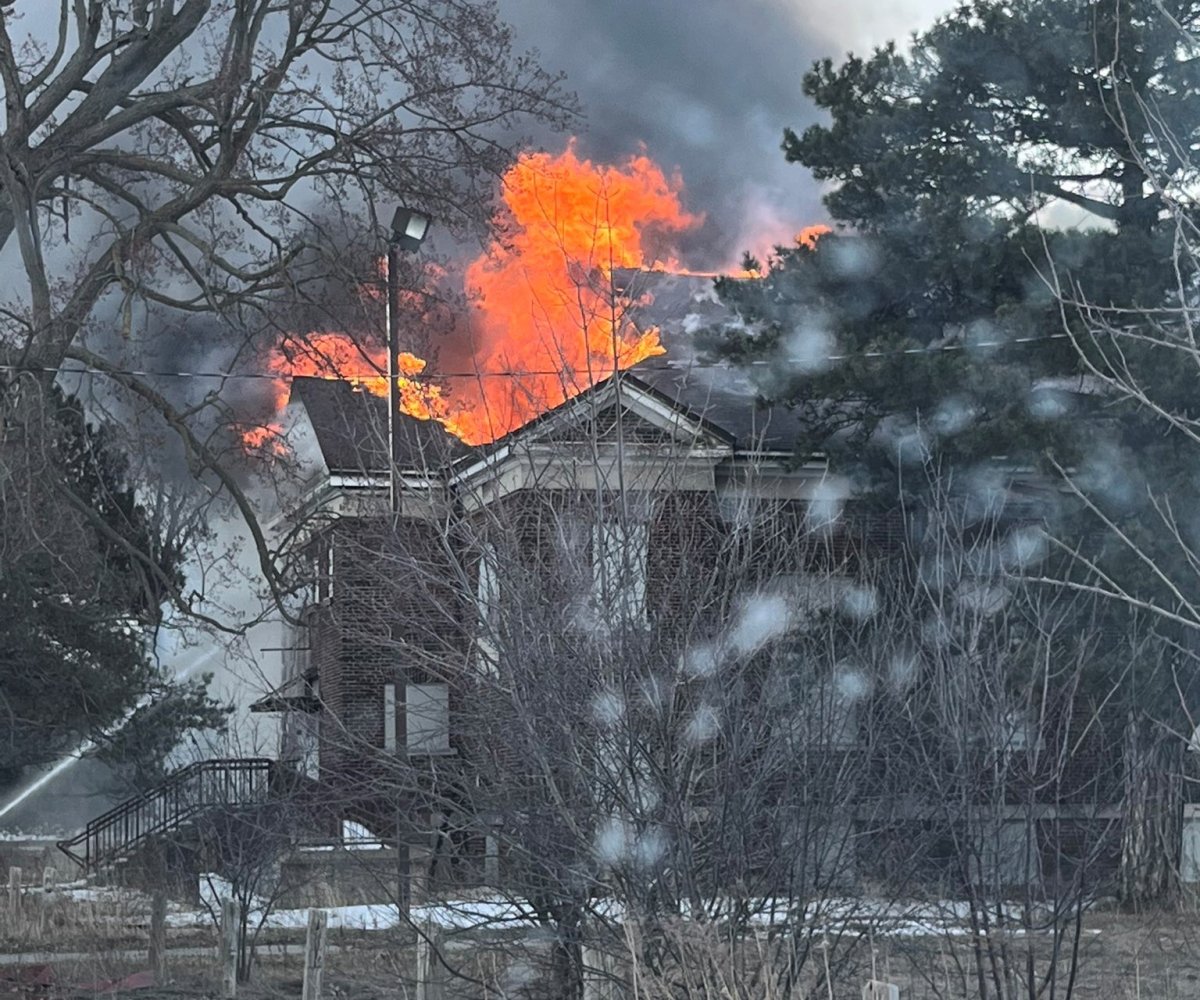London, Ont., fire crews were called to the site’s vacant former recreation hall at 850 Highbury Ave. around 6 p.m. Saturday.