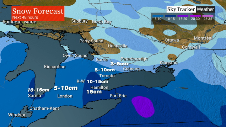 Part of southern Ontario set to see another snowstorm Friday - image