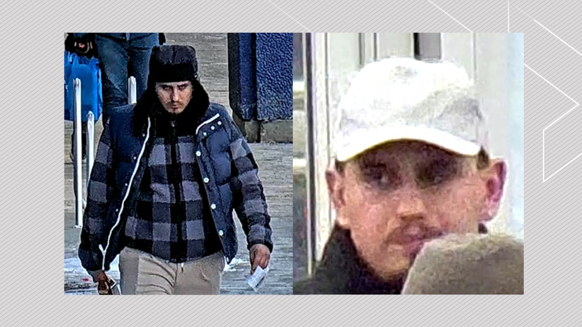 Undated photos of Petrisor Adrian Marior, who Calgary police are seeking in connection to a spree of distraction thefts.