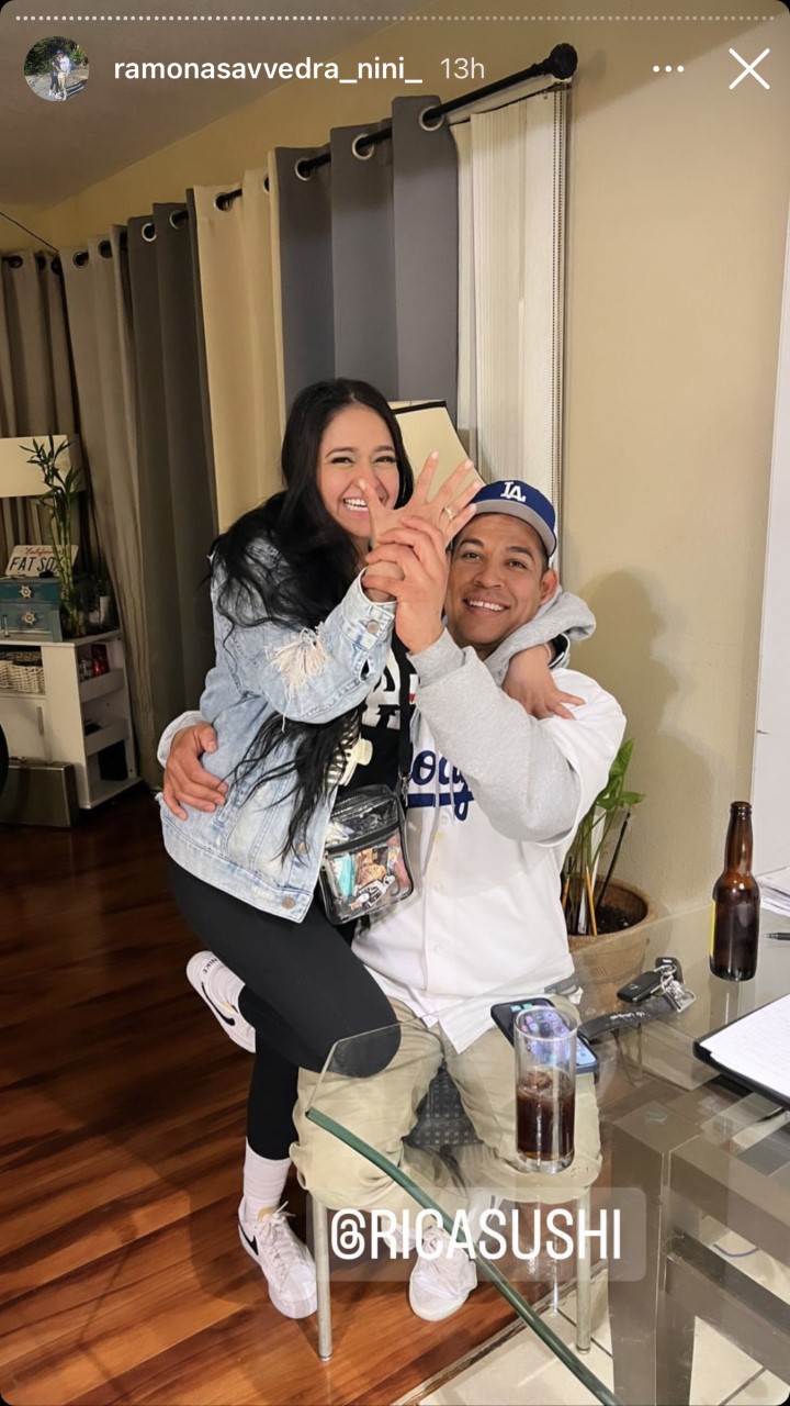 Ramona Saavedra and Ricardo Juarez reunite after he was escorted off field.