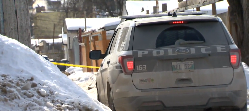 Winnipeg police investigate a shooting Tuesday.