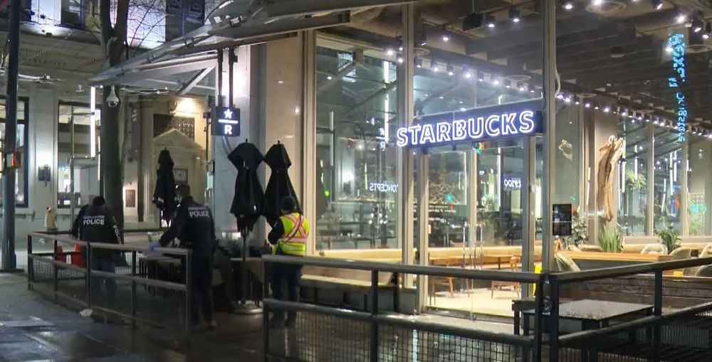 Murder Charge Laid After Man Stabbed Outside Vancouver Starbucks Dies   Starbucks Stabbing 