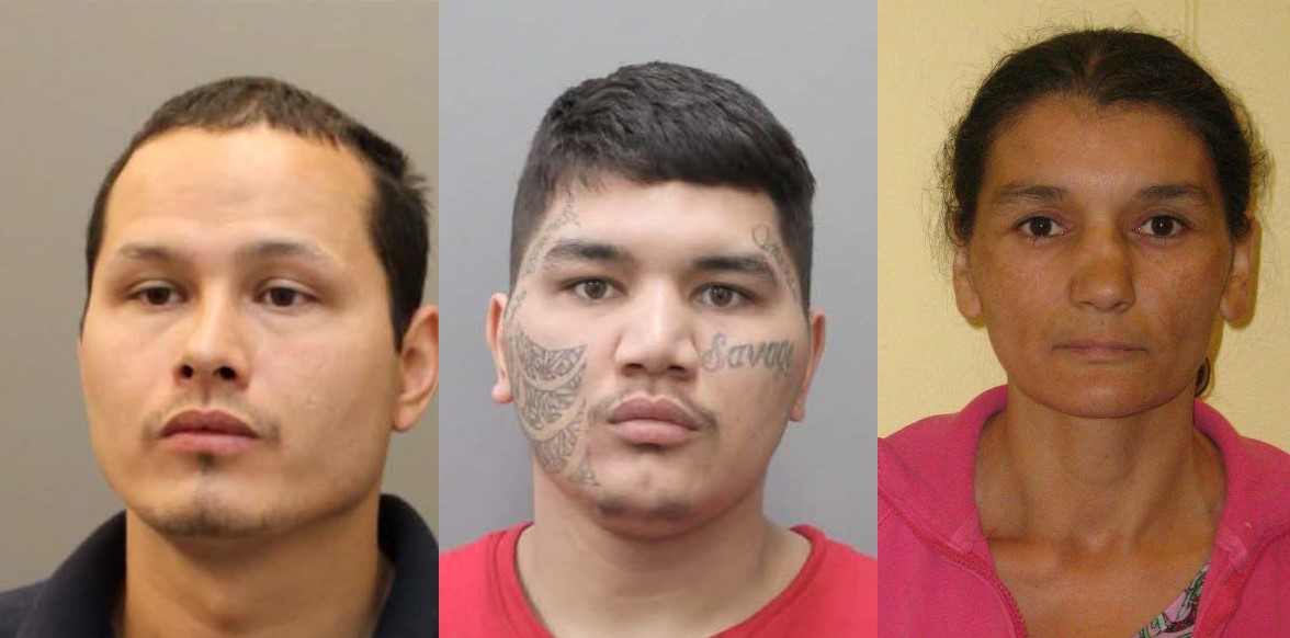 Dauphin RCMP are looking for Fred Parenteau, Samuel Flatfoot, and Kathleen Flatfoot.