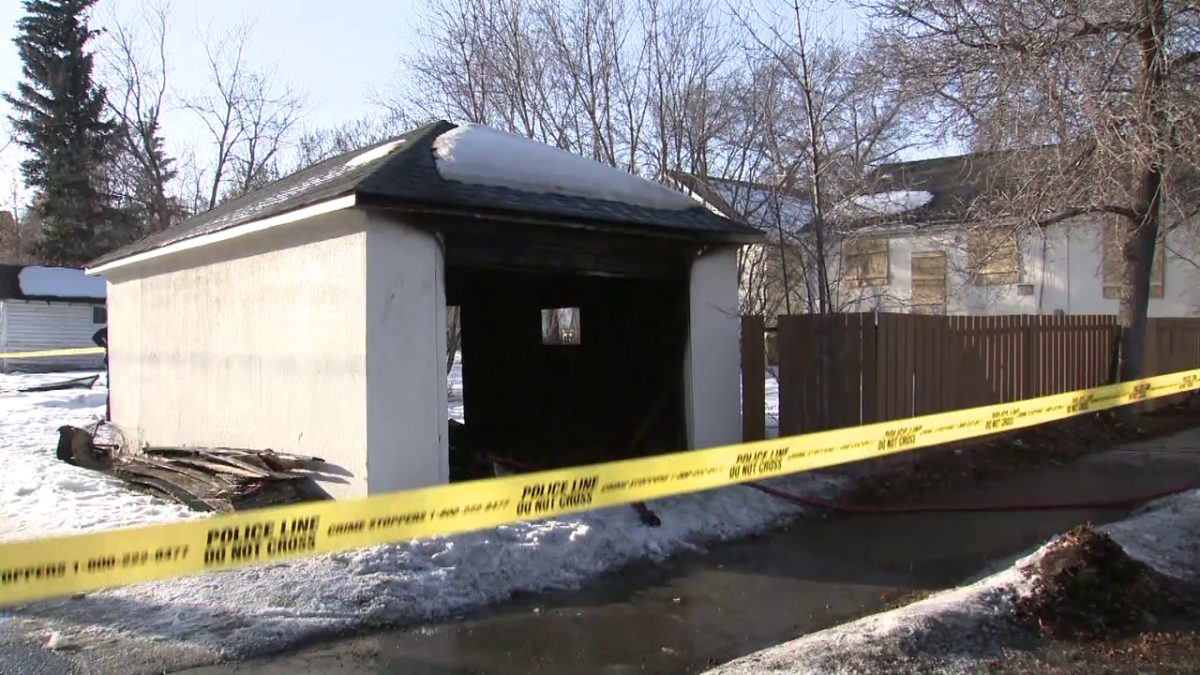 A detached garage caught fire Satruday, March 18, 2023, leaving one person dead.
