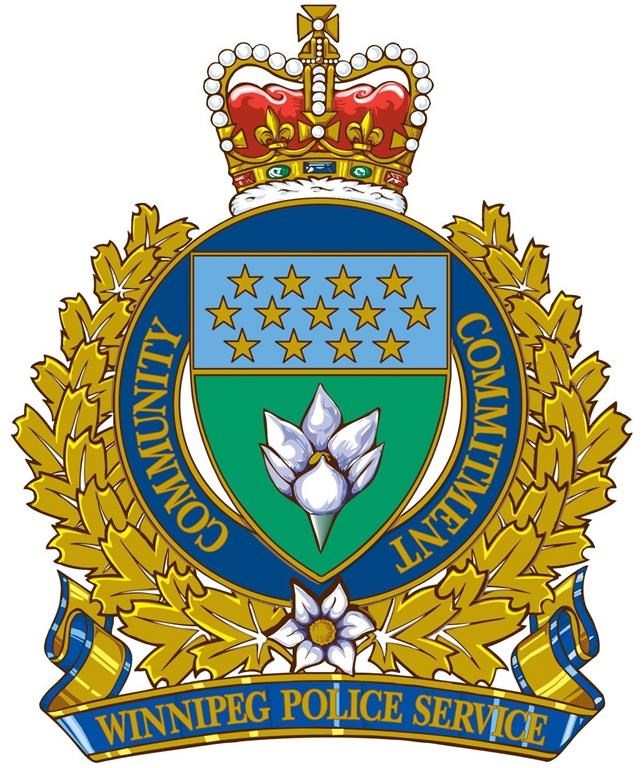 The Winnipeg Police Service logo is seen in this undated handout photo. THE CANADIAN PRESS.