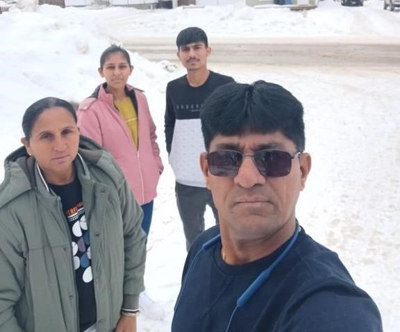Pravinbhai Chaudhari, 49, his wife Dakshaben, 45;, son Meet, 20, and 23-year-old daughter, Vidhi, died alongside the Iordaches in March. THE CANADIAN PRESS/HO-Mehsana Police